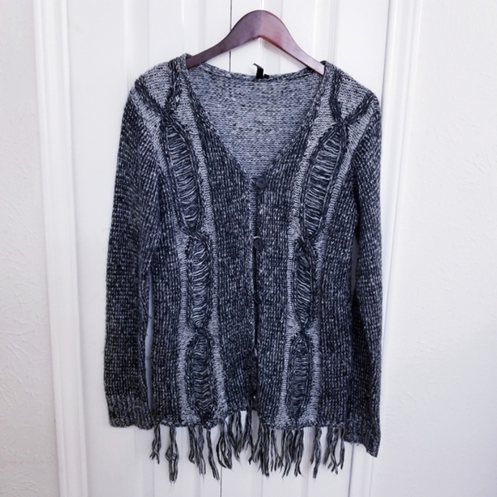 Fringe Tassel Cardigan by VIP